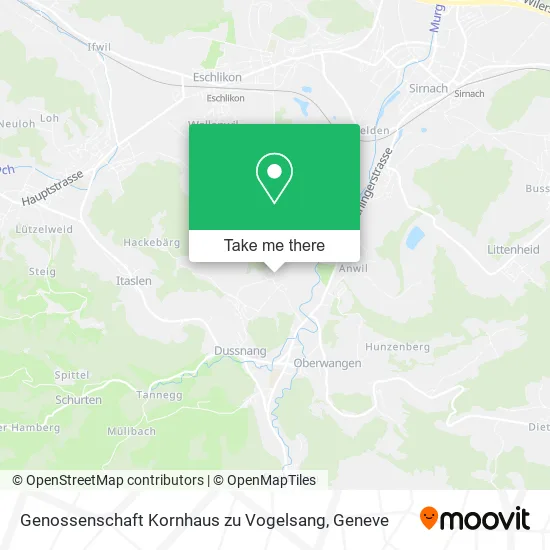 Genossenschaft Kornhaus zu Vogelsang map