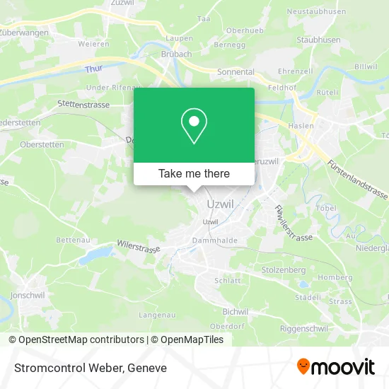 Stromcontrol Weber map