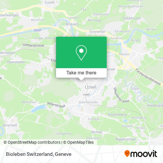 Bioleben Switzerland map