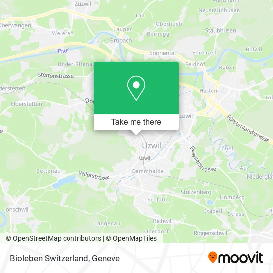 Bioleben Switzerland map