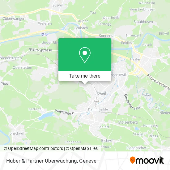 Huber & Partner Überwachung map