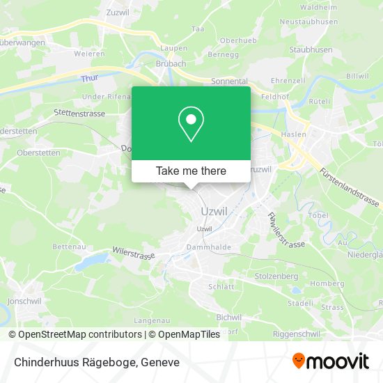 Chinderhuus Rägeboge map