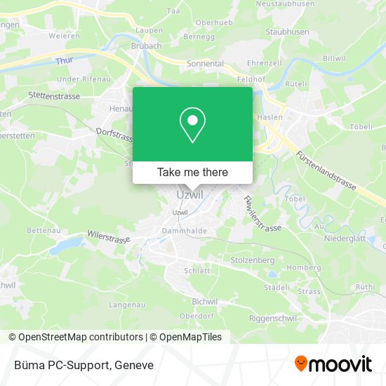 Büma PC-Support map