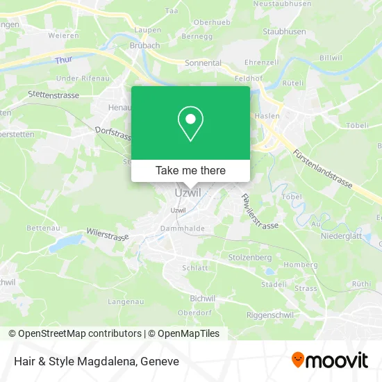 Hair & Style Magdalena map