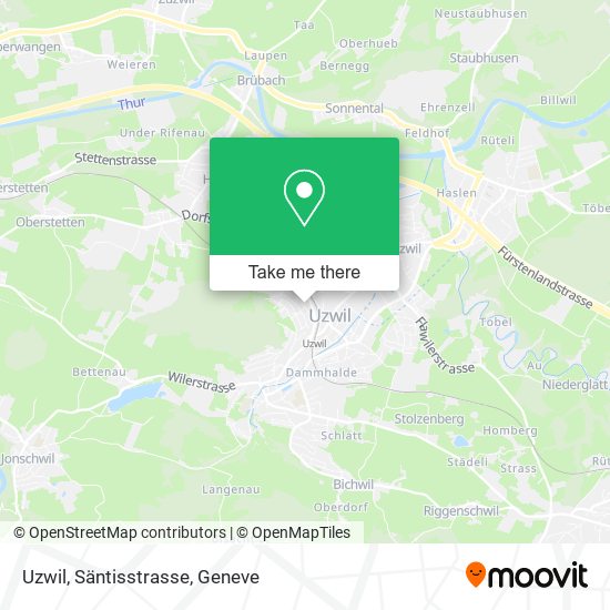 Uzwil, Säntisstrasse map