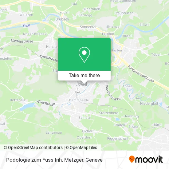 Podologie zum Fuss Inh. Metzger map