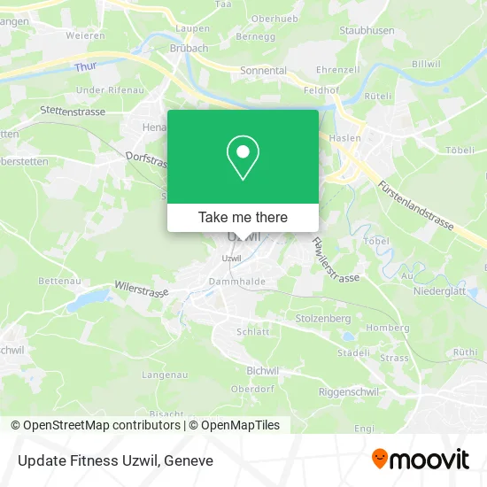 Update Fitness Uzwil map
