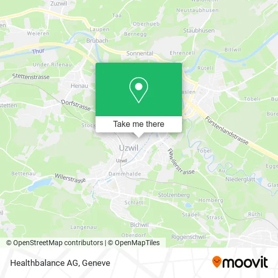 Healthbalance AG map