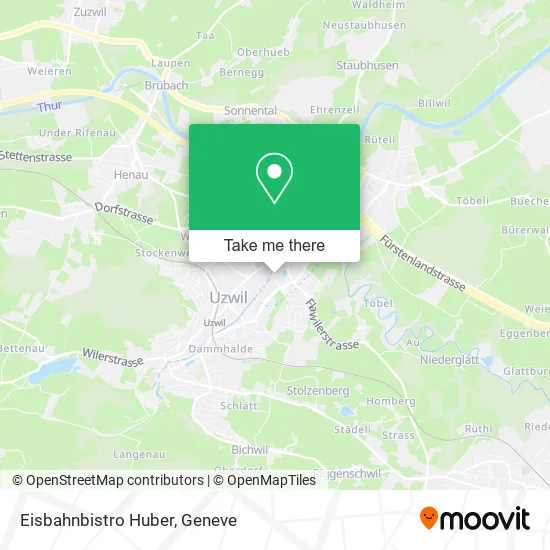 Eisbahnbistro Huber map