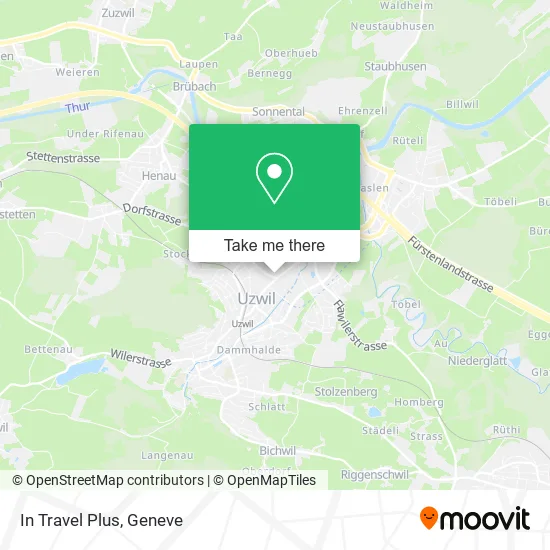 In Travel Plus map