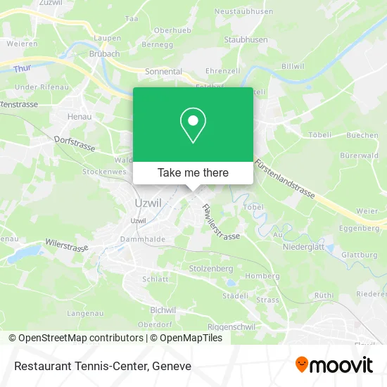Restaurant Tennis-Center map