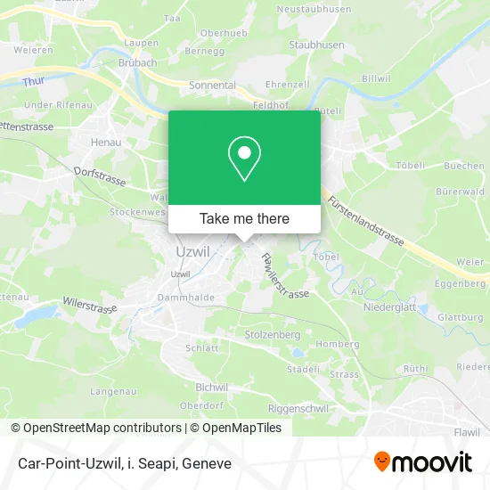 Car-Point-Uzwil, i. Seapi map