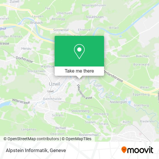 Alpstein Informatik map