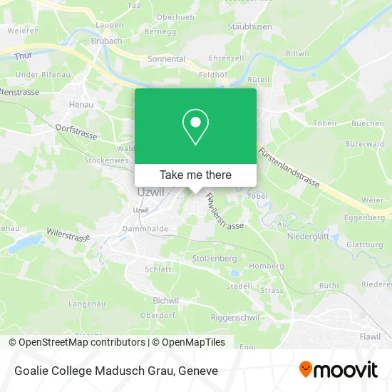 Goalie College Madusch Grau map