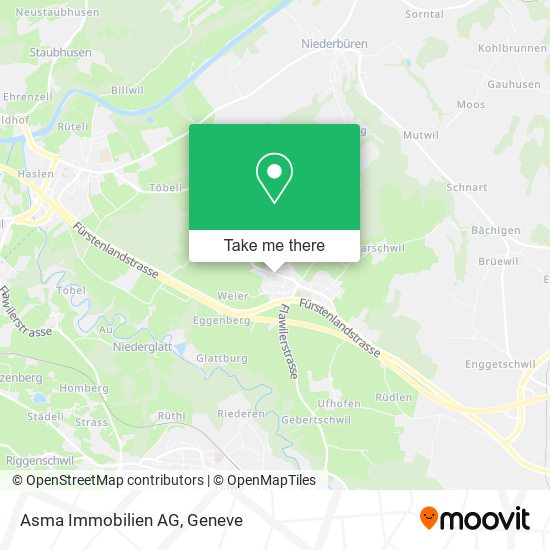 Asma Immobilien AG map