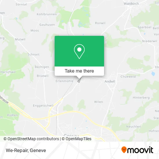 We-Repair map