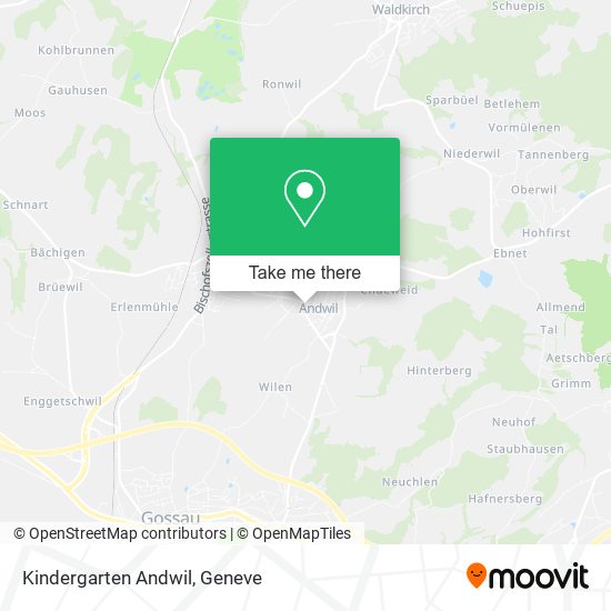 Kindergarten Andwil map