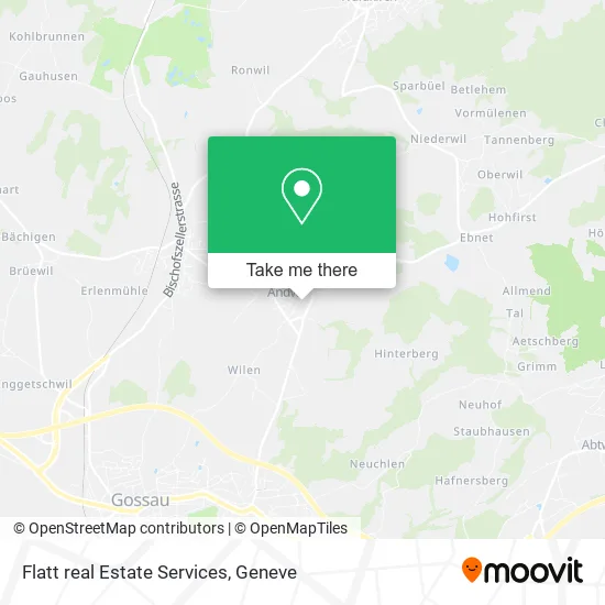 Flatt real Estate Services map