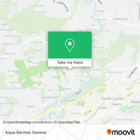 Aqua-Service map