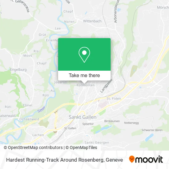 Hardest Running-Track Around Rosenberg map
