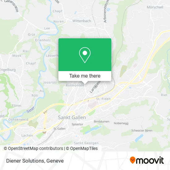 Diener Solutions map