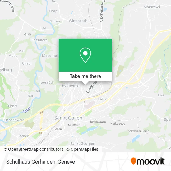 Schulhaus Gerhalden map