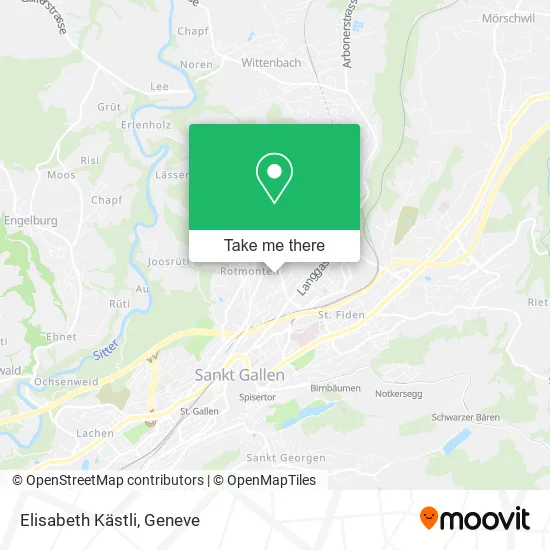 Elisabeth Kästli map