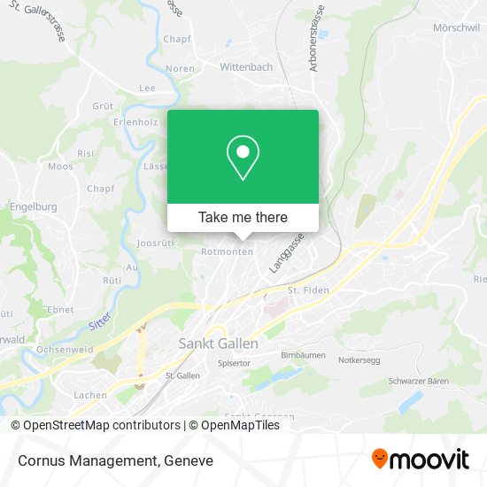Cornus Management map