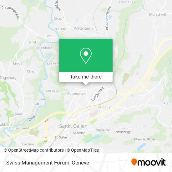 Swiss Management Forum map