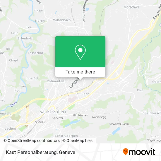 Kast Personalberatung map