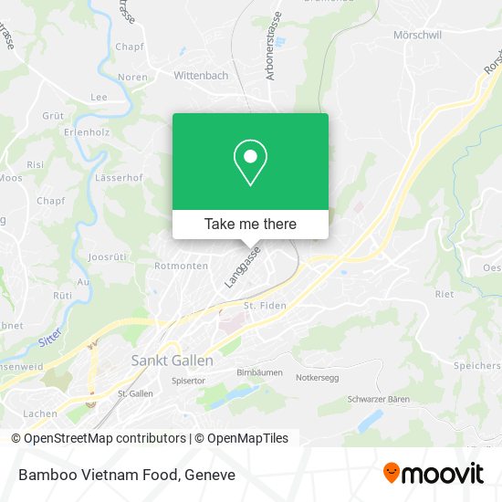 Bamboo Vietnam Food map