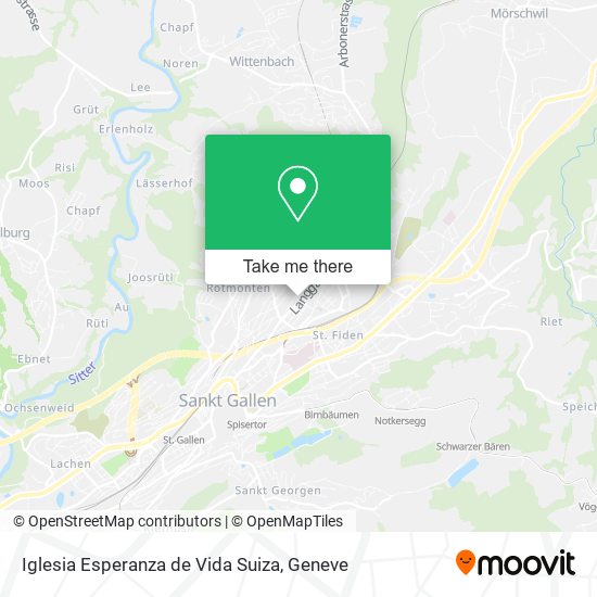 Iglesia Esperanza de Vida Suiza map