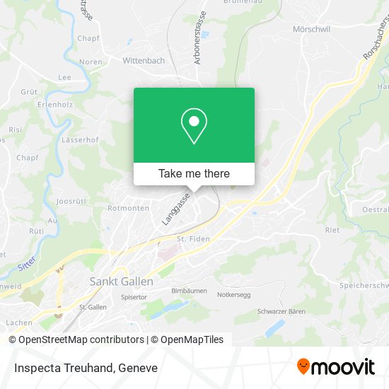 Inspecta Treuhand map
