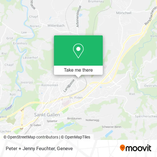 Peter + Jenny Feuchter map