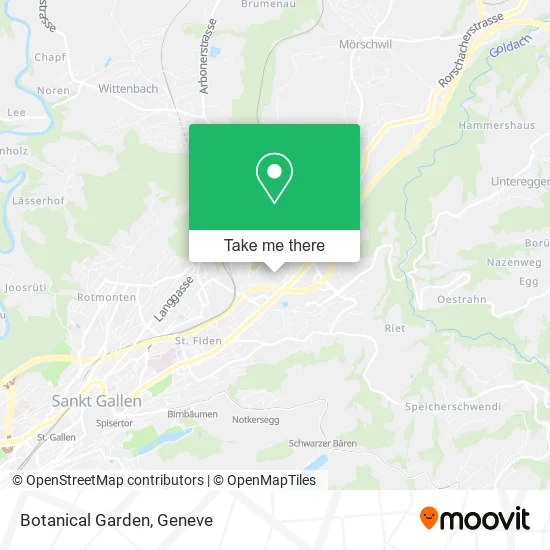 Botanical Garden map