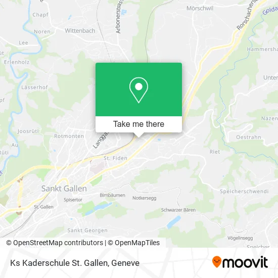 Ks Kaderschule St. Gallen map