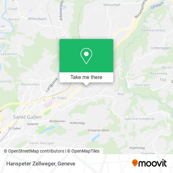 Hanspeter Zellweger map
