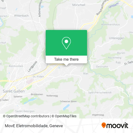 MovE Eletromobilidade map