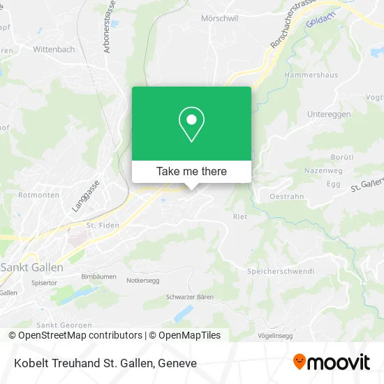 Kobelt Treuhand St. Gallen map