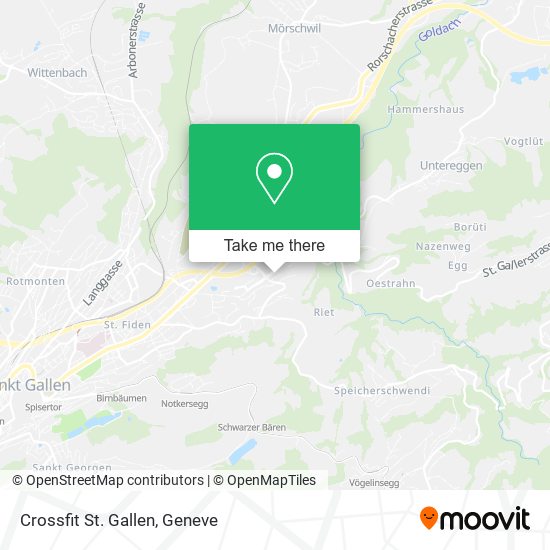 Crossfit St. Gallen map