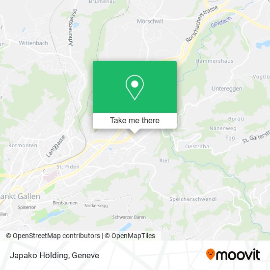 Japako Holding map