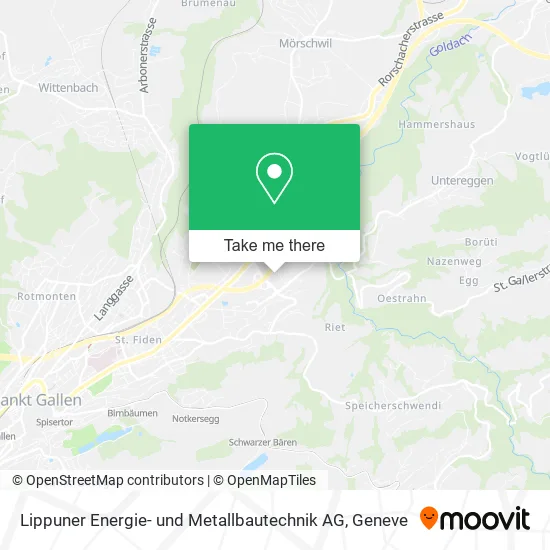 Lippuner Energie- und Metallbautechnik AG map