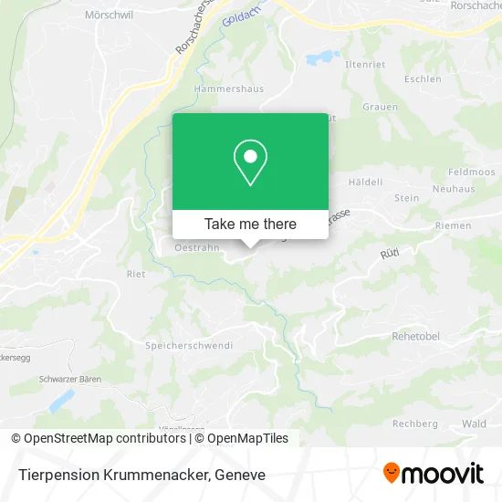 Tierpension Krummenacker map