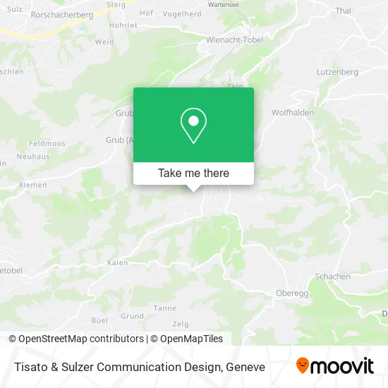 Tisato & Sulzer Communication Design map