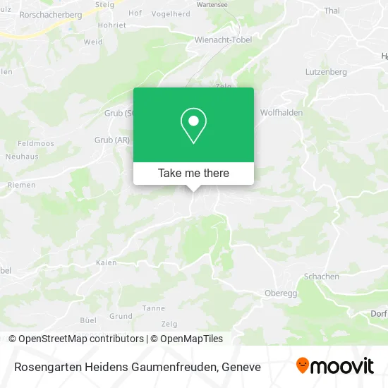 Rosengarten Heidens Gaumenfreuden map