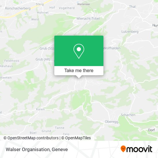 Walser Organisation map