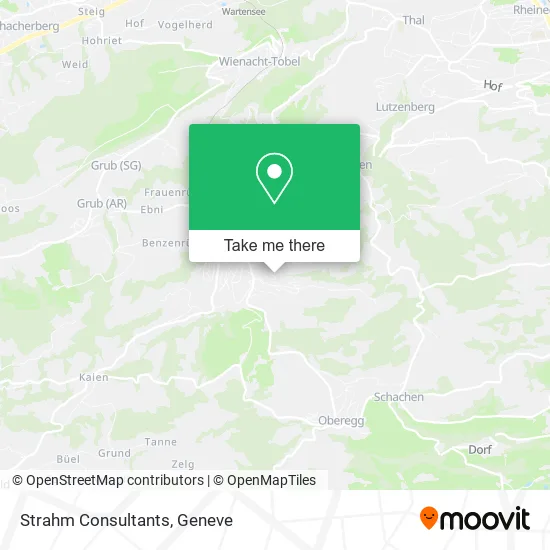 Strahm Consultants map