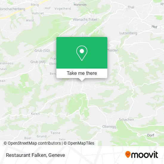 Restaurant Falken map