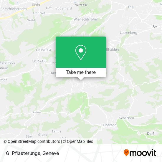 Gl Pflästerungs map