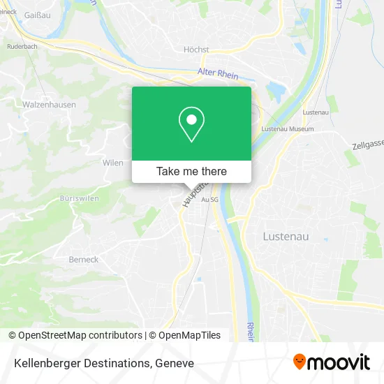 Kellenberger Destinations map